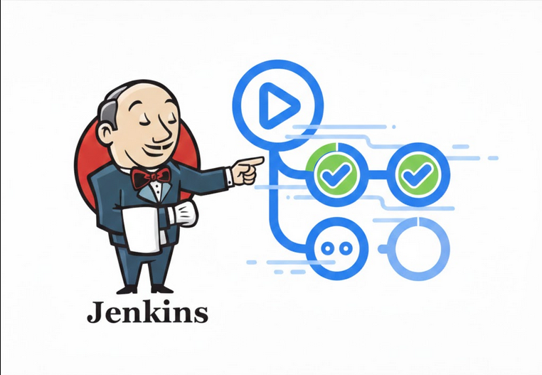 Jenkins Pointing at GitHub Action icon
